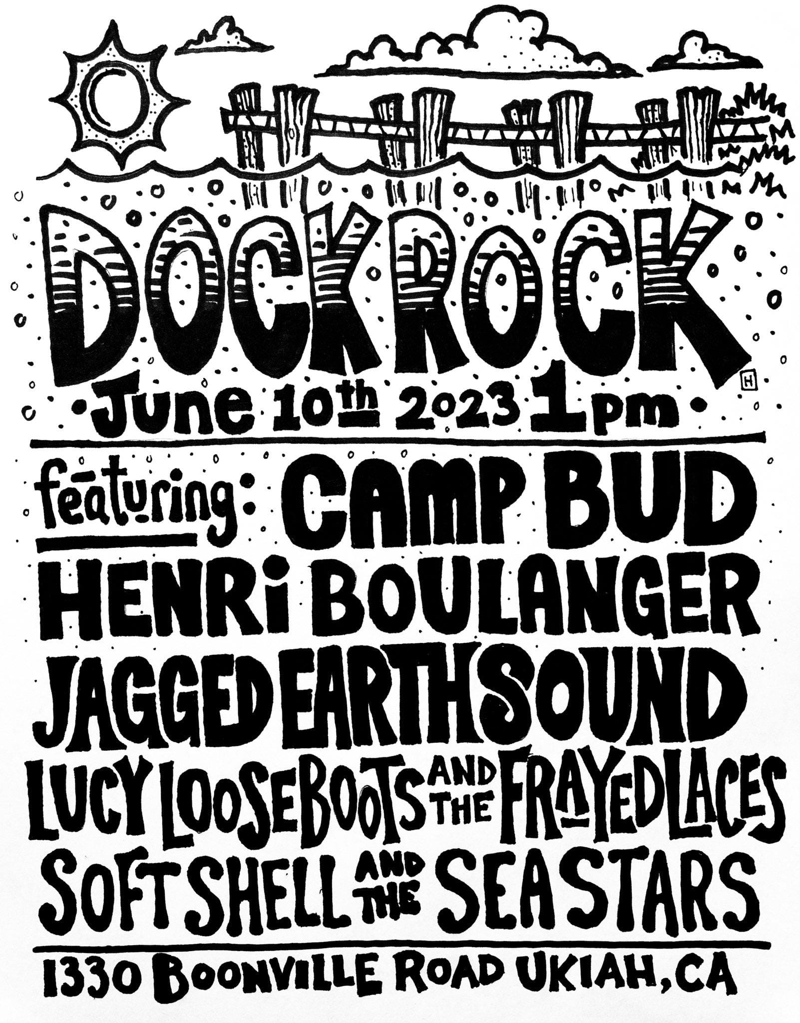 Dock Rock 2023 Poster